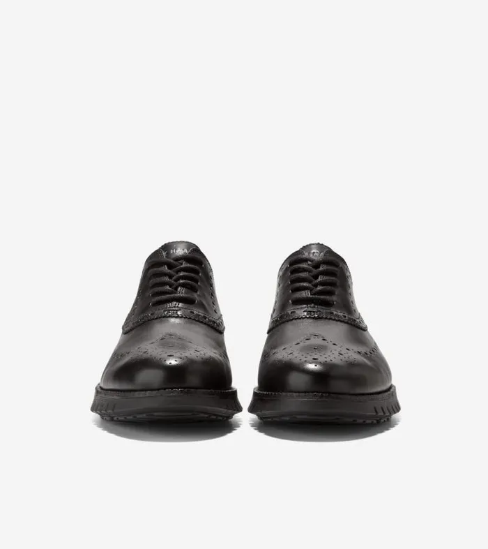 Men Oxfords Cole Haan ZERGRAND Remastered Wingtip Oxfords Black