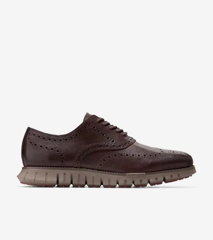 Men Oxfords Cole Haan ZERGRAND Remastered Wingtip Oxfords Dark Chocolate Brownirish Coffee Men Oxfords Cole Haan ZERGRAND Remastered Wingtip Oxfords Dark Chocolate Brownirish Coffee