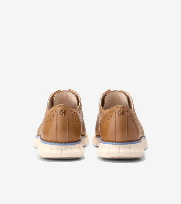 Men Oxfords Cole Haan ZERGRAND Remastered Wingtip Oxfords Farrovanilla