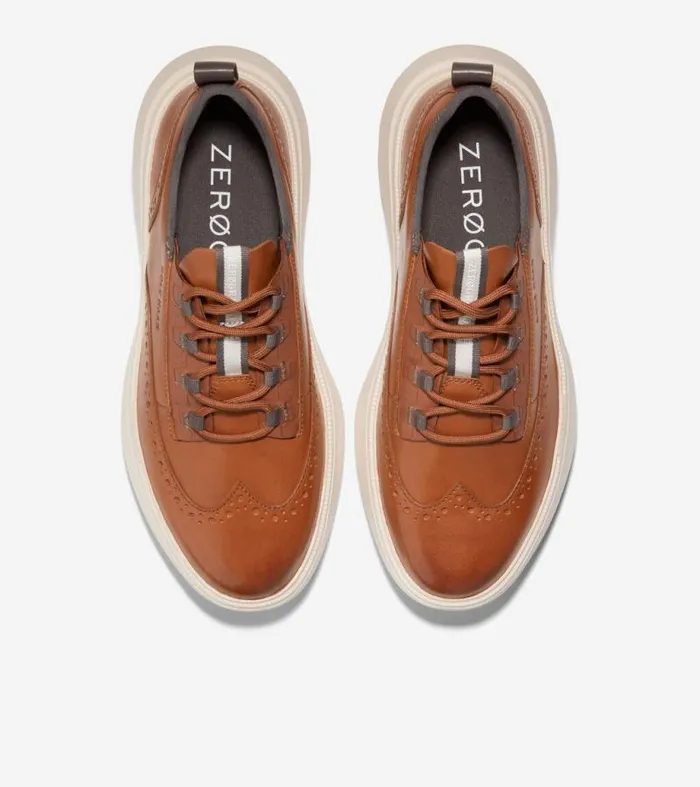 Men Oxfords Cole Haan ZERGRAND WFA Sneaker Oxfords British Tansilver Birch