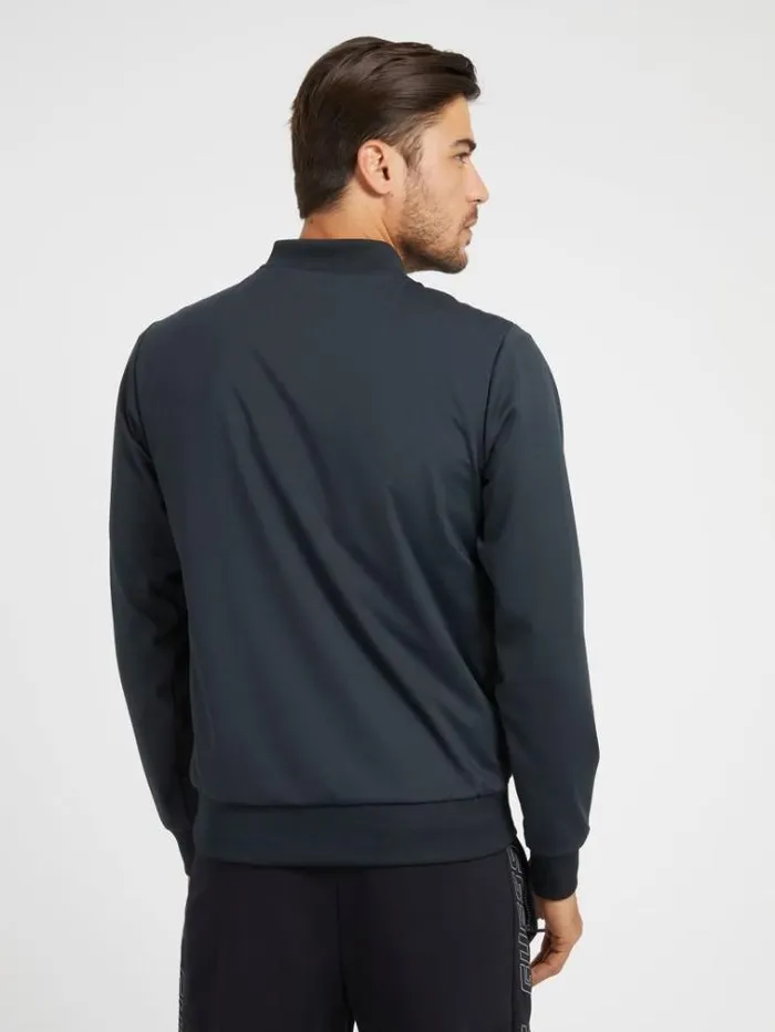 Men Padded Active Jacket Black Guess Activewear