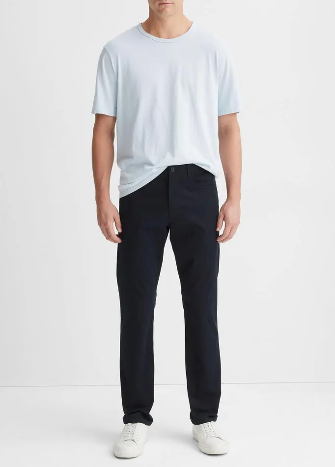 Men Pants and Shorts Vince Lightweight Dylan 5Pocket Pant Coastal Blue