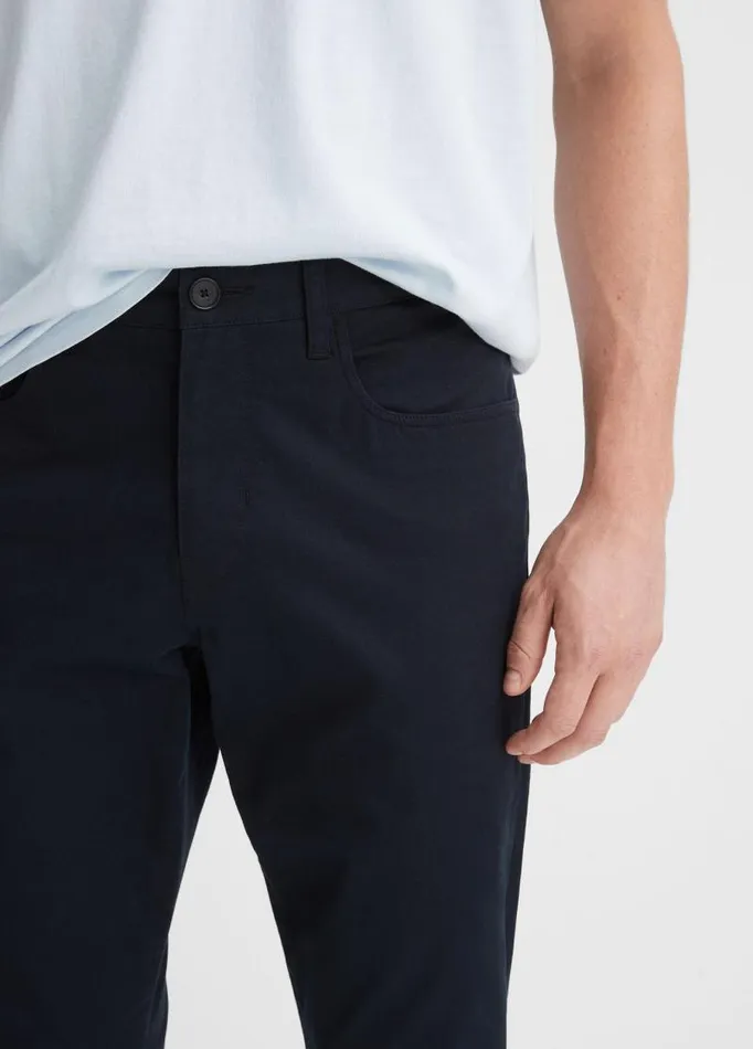 Men Pants and Shorts Vince Lightweight Dylan 5Pocket Pant Coastal Blue