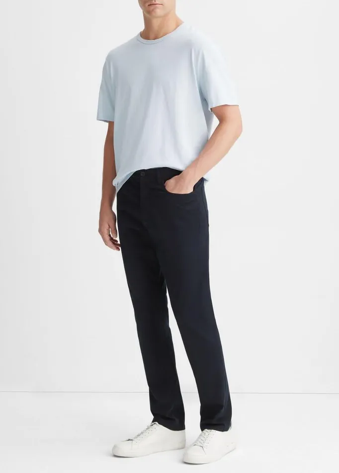 Men Pants and Shorts Vince Lightweight Dylan 5Pocket Pant Coastal Blue