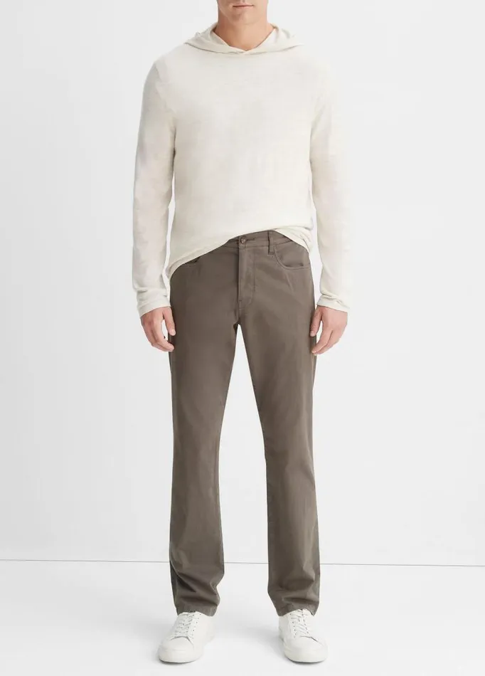 Men Pants and Shorts Vince Lightweight Dylan 5Pocket Pant Frog