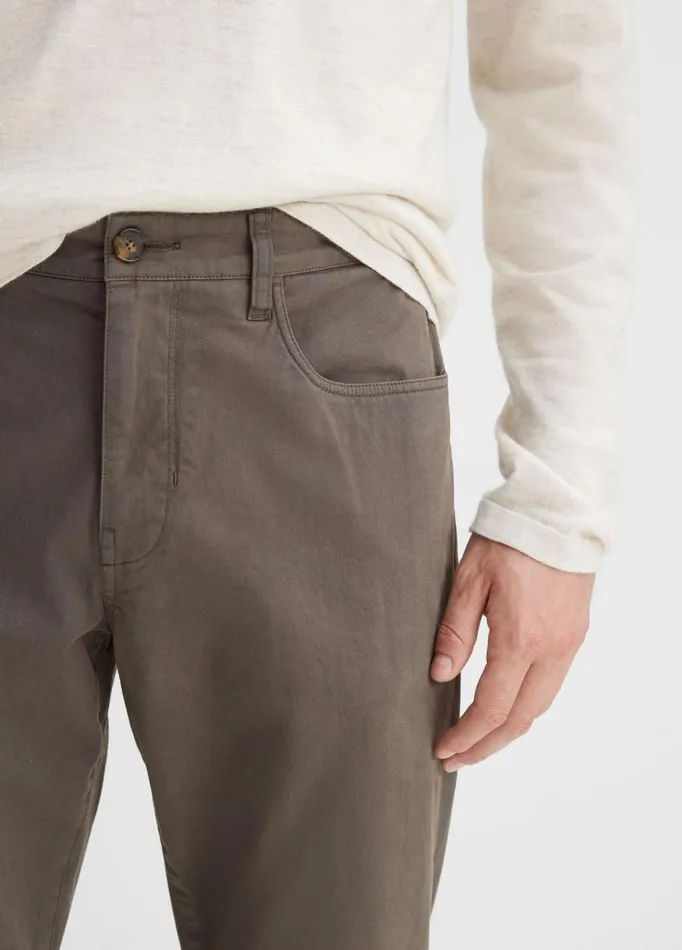 Men Pants and Shorts Vince Lightweight Dylan 5Pocket Pant Frog