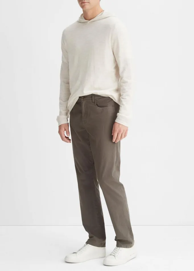 Men Pants and Shorts Vince Lightweight Dylan 5Pocket Pant Frog