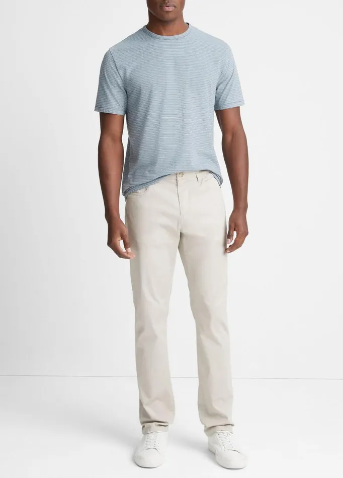Men Pants and Shorts Vince Lightweight Dylan 5Pocket Pant Pumice Rock