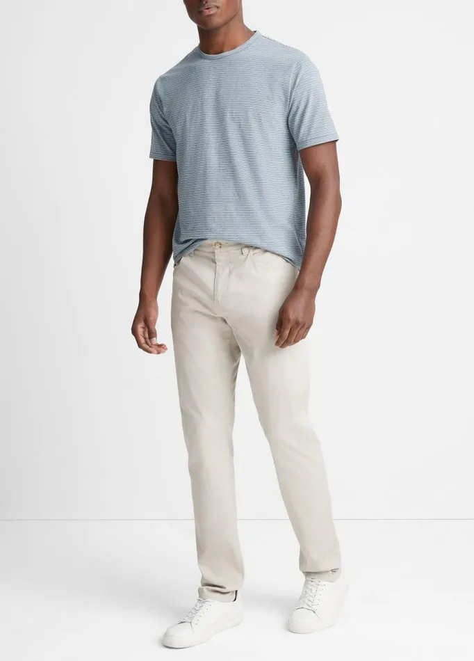 Men Pants and Shorts Vince Lightweight Dylan 5Pocket Pant Pumice Rock