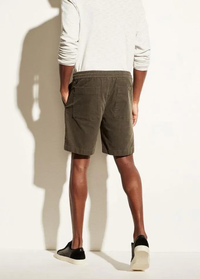 Men Pants and Shorts Vince Micro Cord Pull On Short Frog