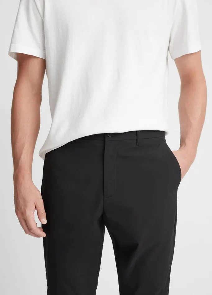 Men Pants and Shorts Vince TechDobby Chino Pant Black