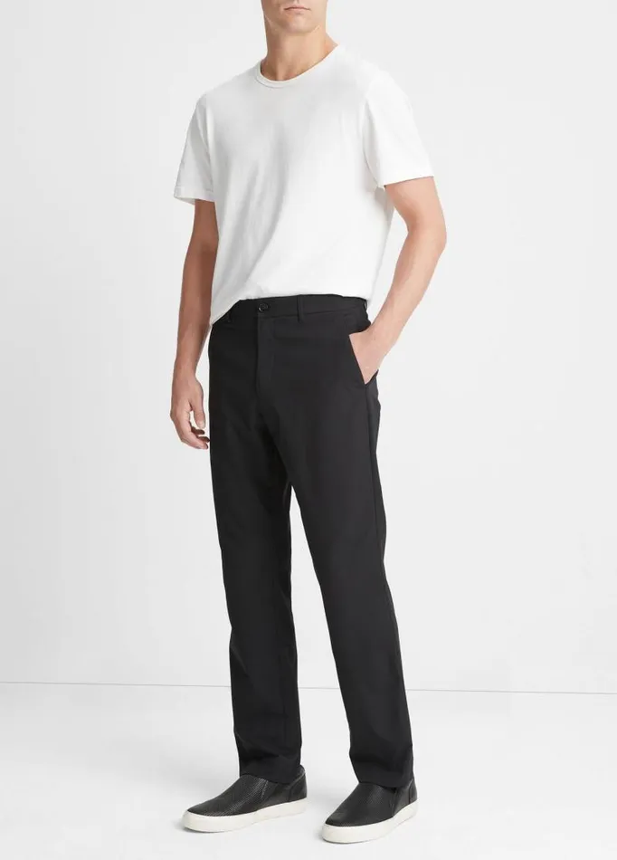 Men Pants and Shorts Vince TechDobby Chino Pant Black