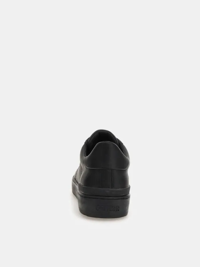 Men Parma Mixedleather Sneakers Black Guess Shoes