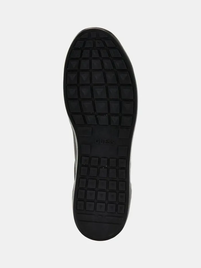 Men Parma Mixedleather Sneakers Black Guess Shoes