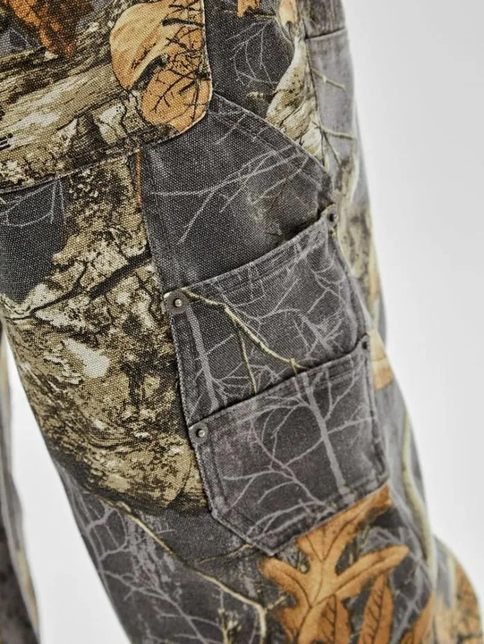 Men Realtree Camouflage Carpenter Pants Brown Multi Guess Trousers