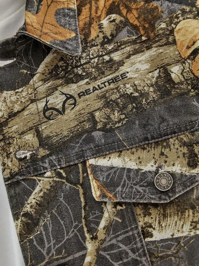 Men Realtree Camouflage Jacket Brown Multi Guess Coats And Jackets