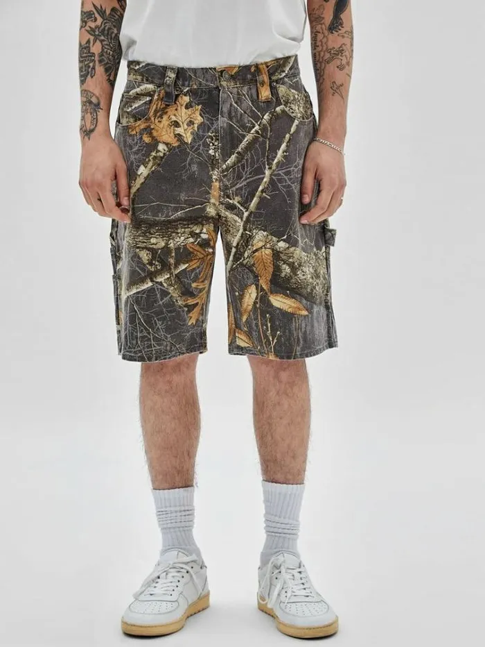 Men Realtree Camouflage Shorts Brown Multi Guess Shorts