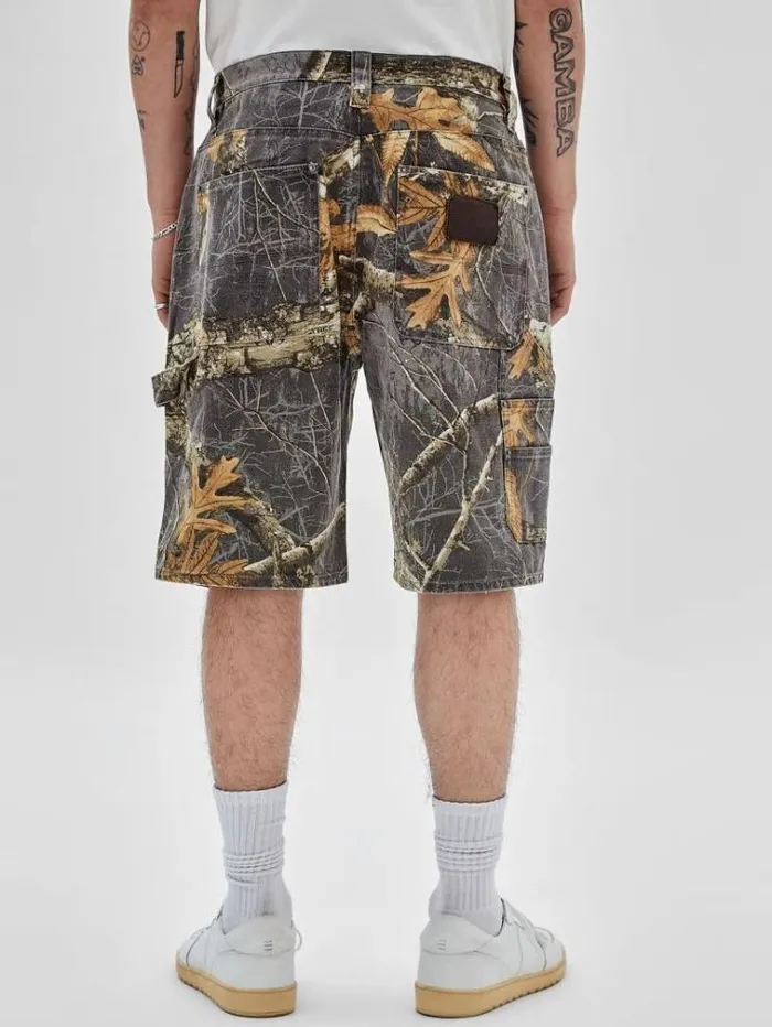 Men Realtree Camouflage Shorts Brown Multi Guess Shorts