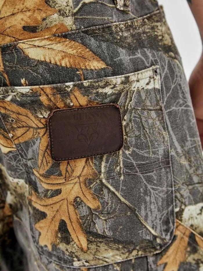 Men Realtree Camouflage Shorts Brown Multi Guess Shorts