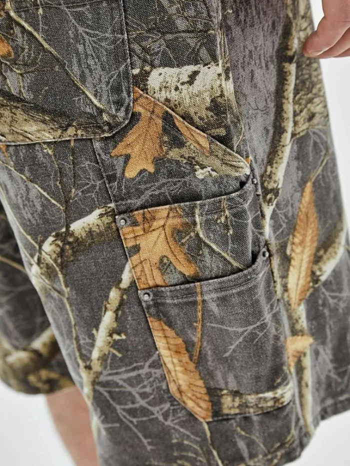 Men Realtree Camouflage Shorts Brown Multi Guess Shorts