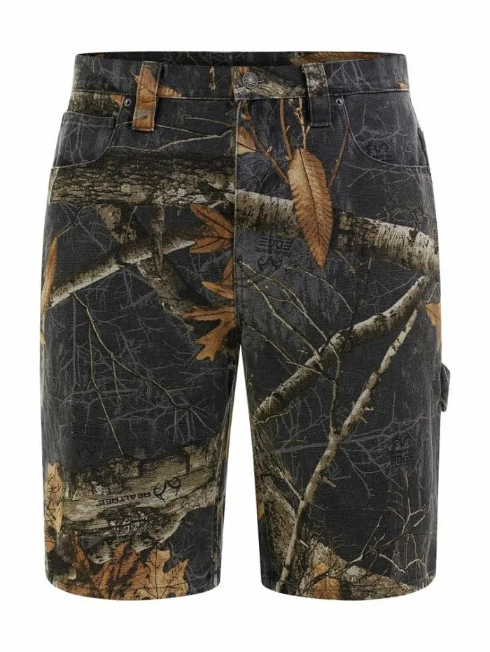 Men Realtree Camouflage Shorts Brown Multi Guess Shorts