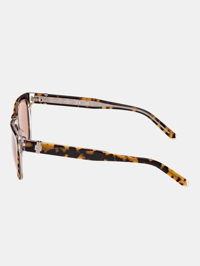 Men Rectangular Sunglasses Model Beige Guess Sunglasses