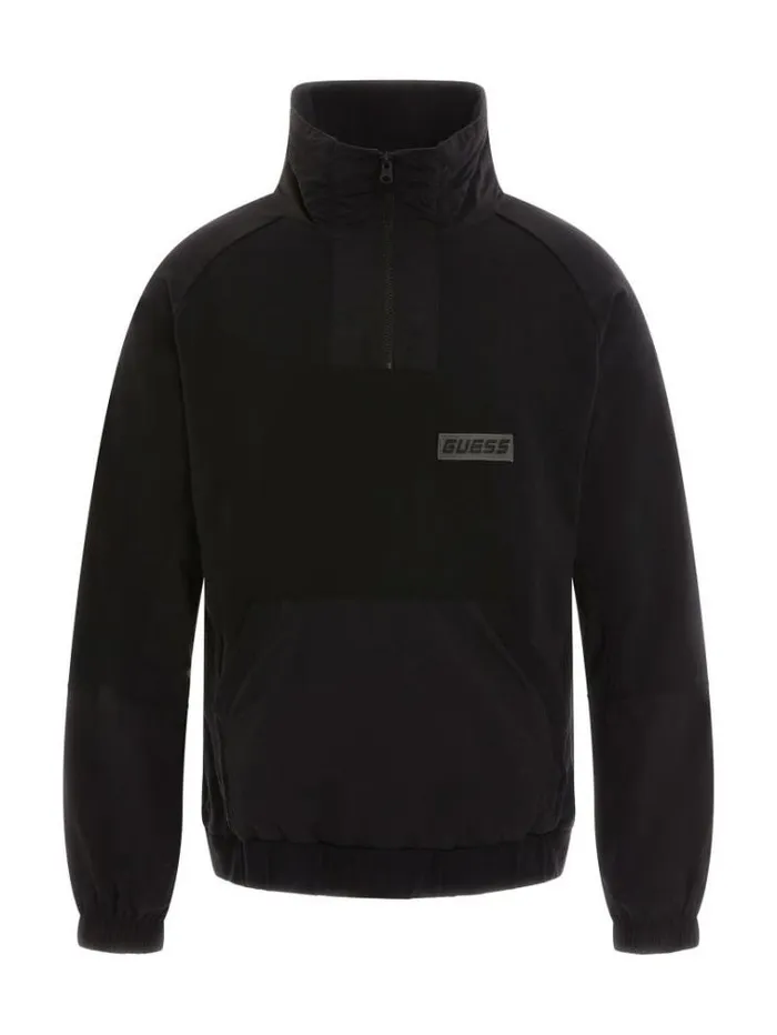 Men Reflective Detail Sweatshirt Black Guess Knitwear And Sweatshirts