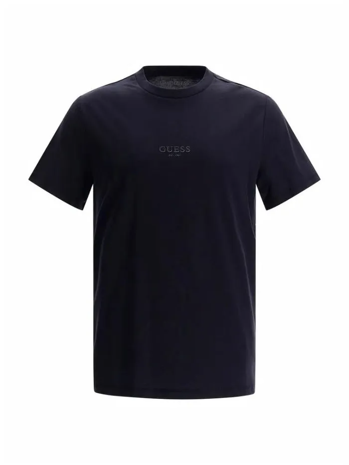 Men Regular Fit Tshirt Blue Guess Tshirts And Polo Shirts