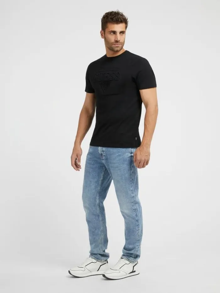 Men Relaxed Fit Denim Pant Light Blue Guess Regular And Relaxed