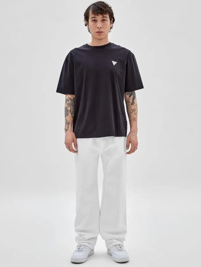 Men Relaxed Fit Denim Pant White Guess Regular And Relaxed
