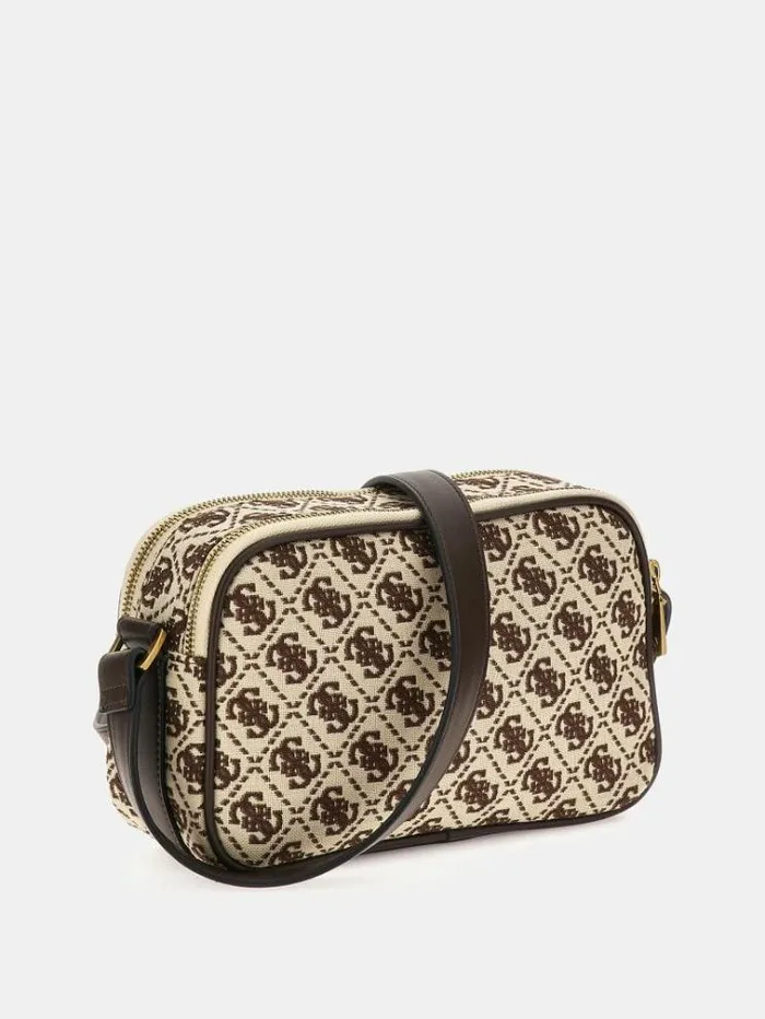 Men Retro 4g Logo Crossbody Brown Multi Guess City Bags