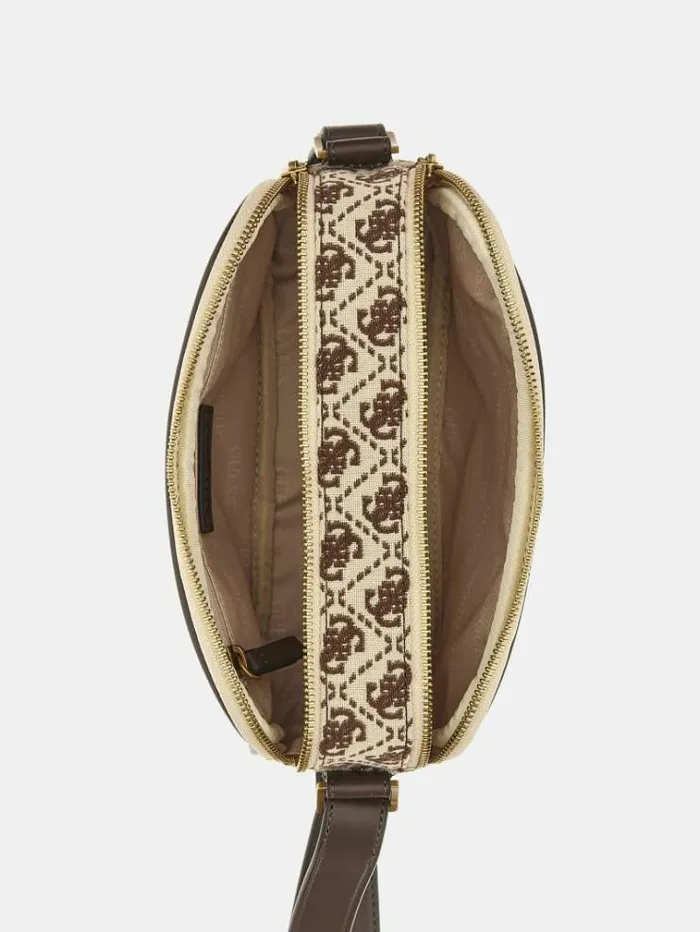 Men Retro 4g Logo Crossbody Brown Multi Guess City Bags