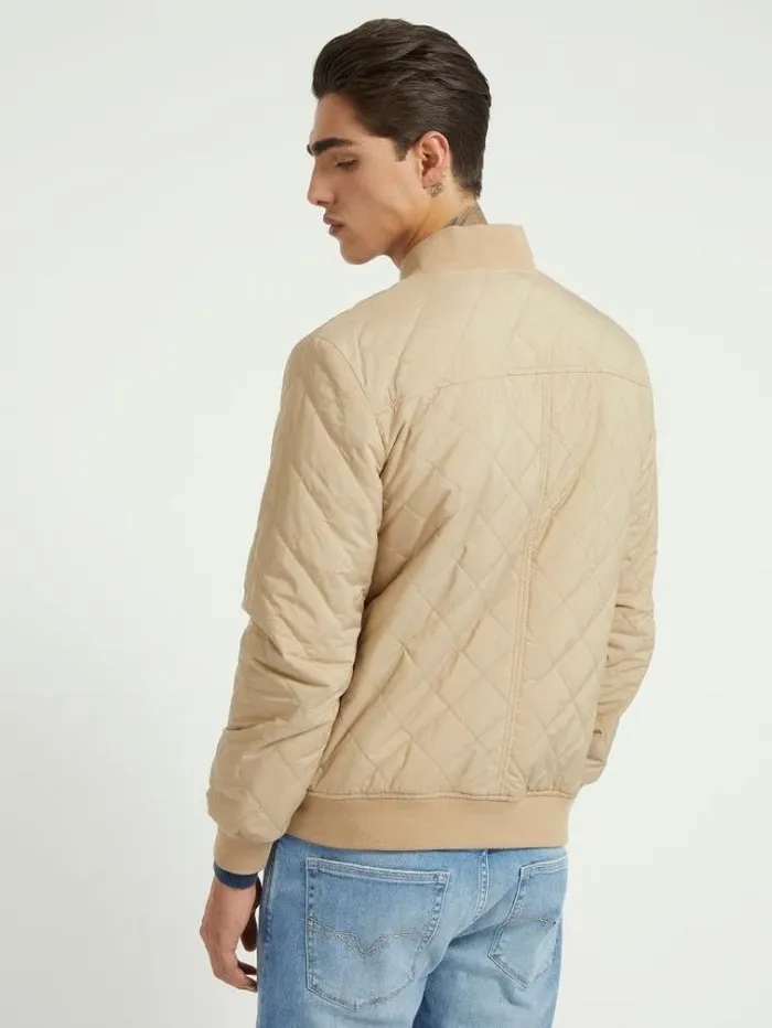 Men Reversible Bomber Jacket Blue Guess Coats And Jackets