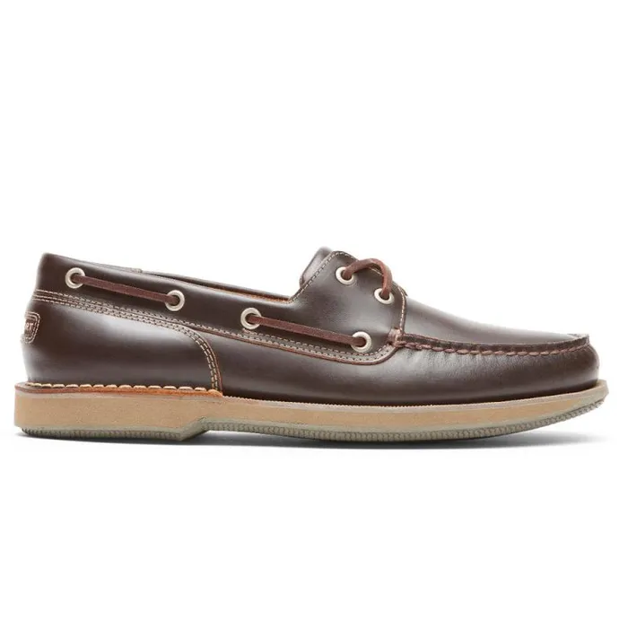 Men Rockport Boat Shoes Perth Boat Shoe Beeswaxdark Brown L