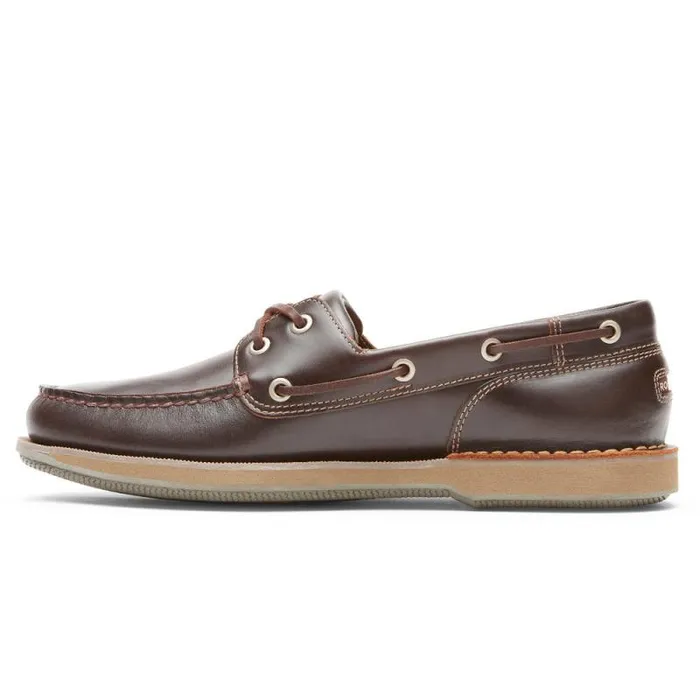 Men Rockport Boat Shoes Perth Boat Shoe Beeswaxdark Brown L