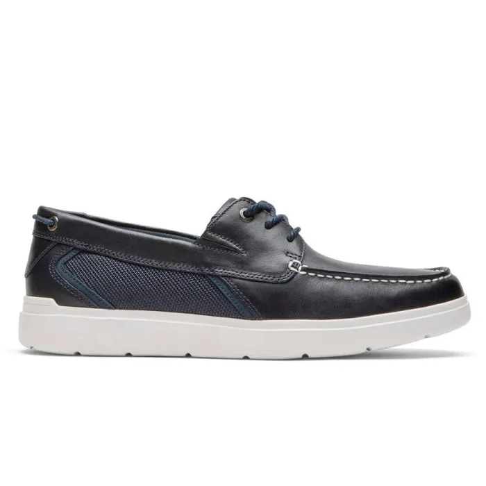 Men Rockport Boat Shoes Total Motion Lite Boat Shoe New Dress Blues