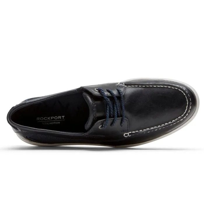 Men Rockport Boat Shoes Total Motion Lite Boat Shoe New Dress Blues