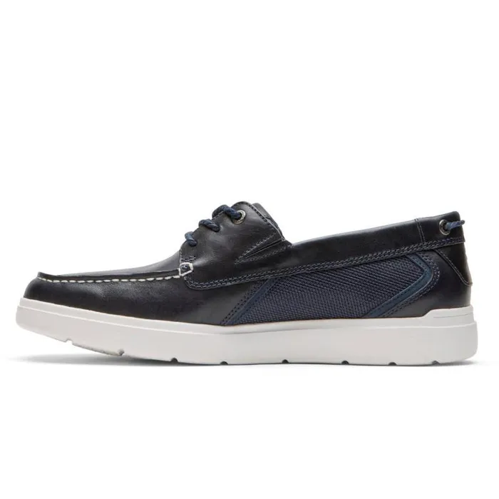 Men Rockport Boat Shoes Total Motion Lite Boat Shoe New Dress Blues