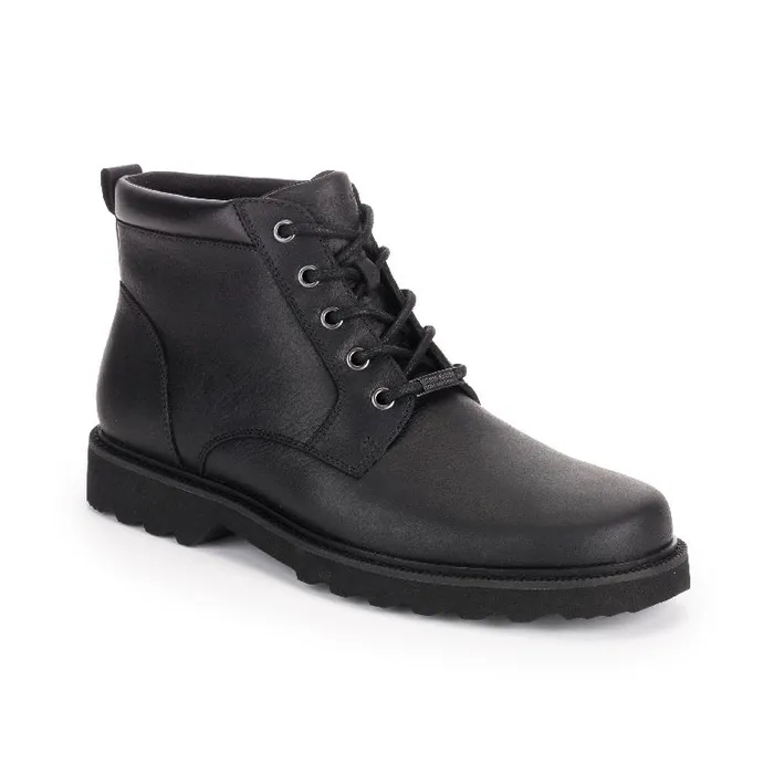 Men Rockport Boots Northfield Waterproof Plain Toe Boot Black