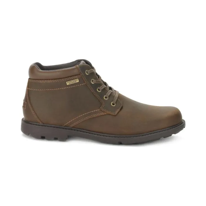 Men Rockport Boots Rugged Bucks Waterproof Boot Tan