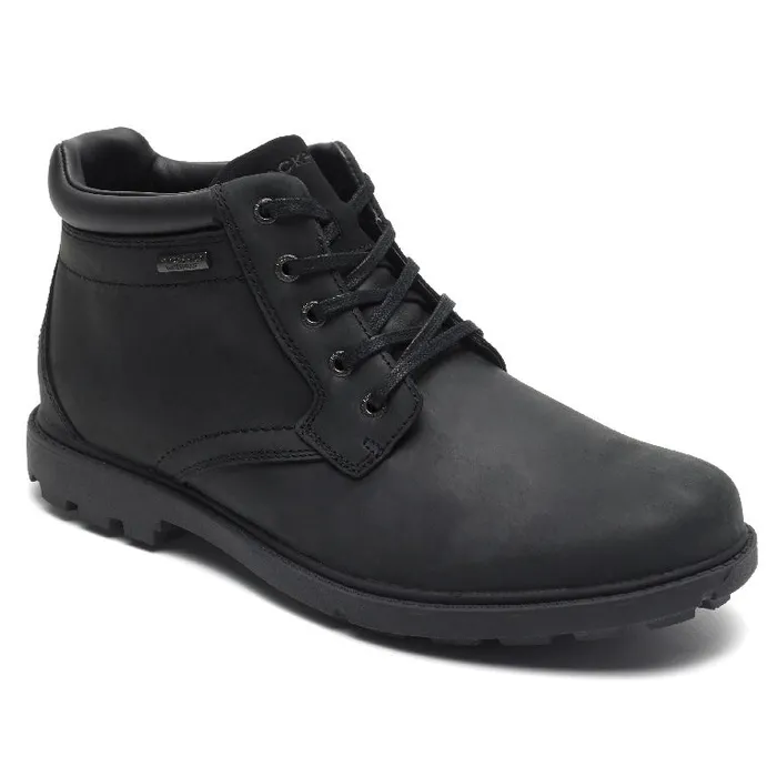 Men Rockport Boots Storm Surge Plain Toe Boot Black