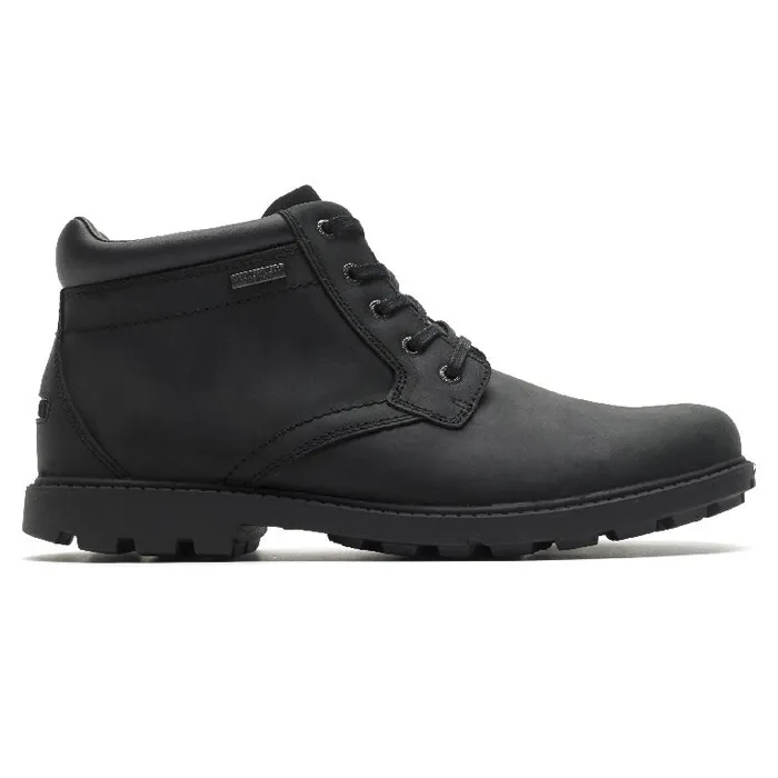 Men Rockport Boots Storm Surge Plain Toe Boot Black