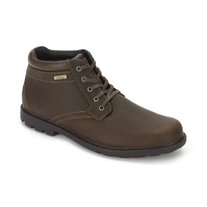 Men Rockport Boots Storm Surge Plain Toe Boot Tan