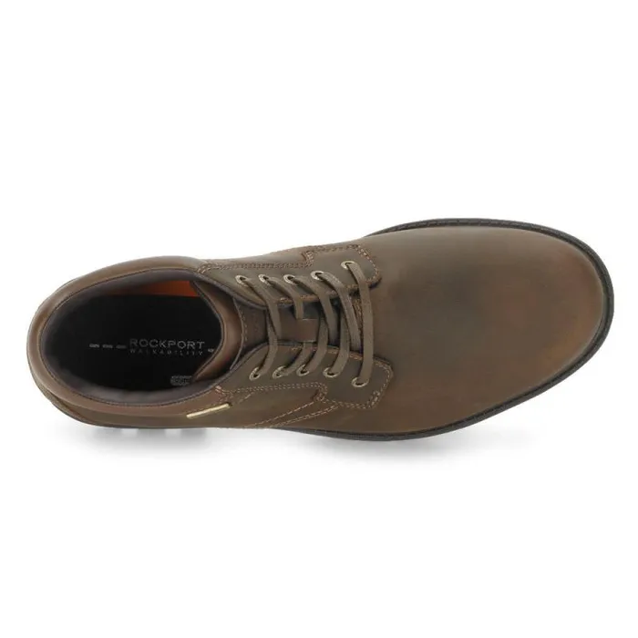 Men Rockport Boots Storm Surge Plain Toe Boot Tan