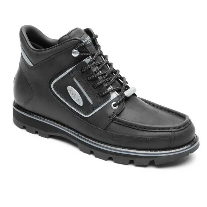 Men Rockport Boots Umbwe II Waterproof Mweka Boot Black Lea