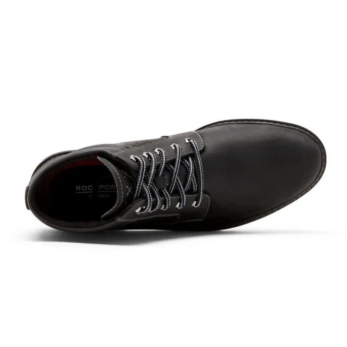 Men Rockport Boots Weather Or Not Waterproof Boot Black Leathersuede