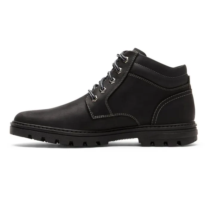 Men Rockport Boots Weather Or Not Waterproof Boot Black Leathersuede