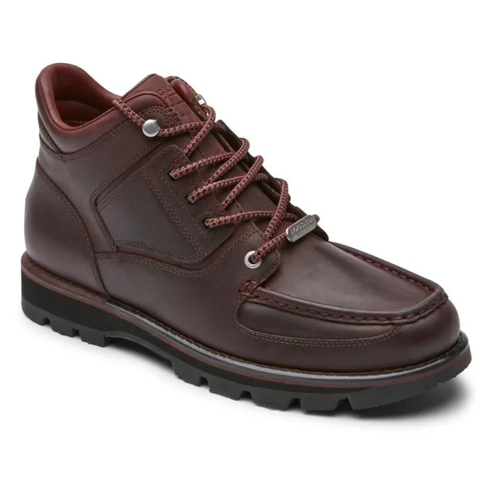 Men Rockport Boots XCS Umbwe II Waterproof Moc Front Trail Boot Cherry Lea