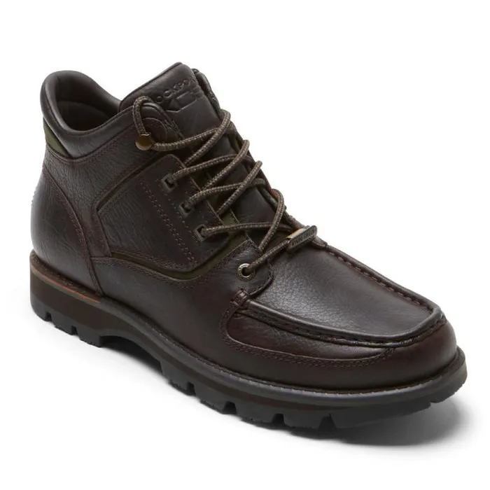 Men Rockport Boots XCS Umbwe II Waterproof Moc Front Trail Boot Chocolategreen