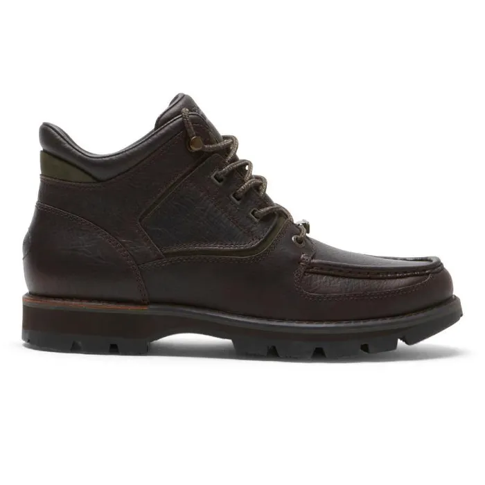 Men Rockport Boots XCS Umbwe II Waterproof Moc Front Trail Boot Chocolategreen